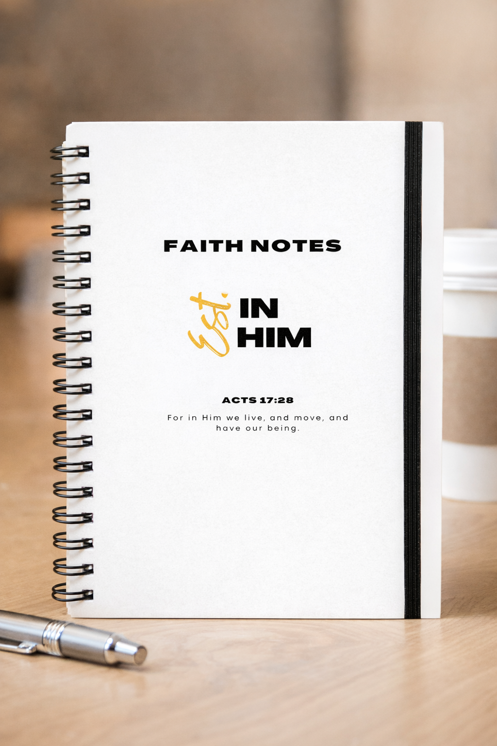 Faith Notes Journal – Established In Him Notebook