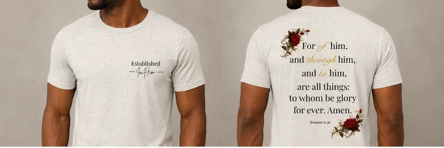 Romans 11:36 Vintage EIH Tee | Available August 9 | Preorders are open now