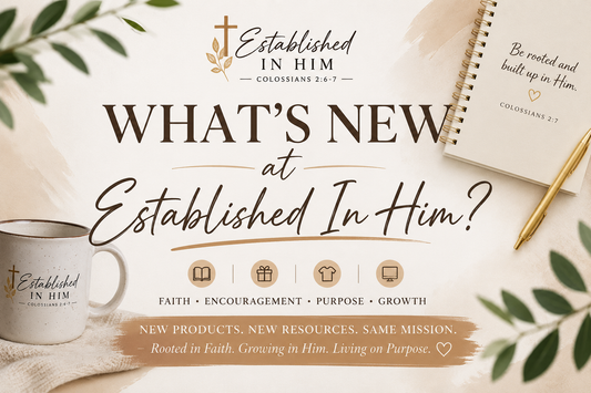 Coming This August at Established In Him