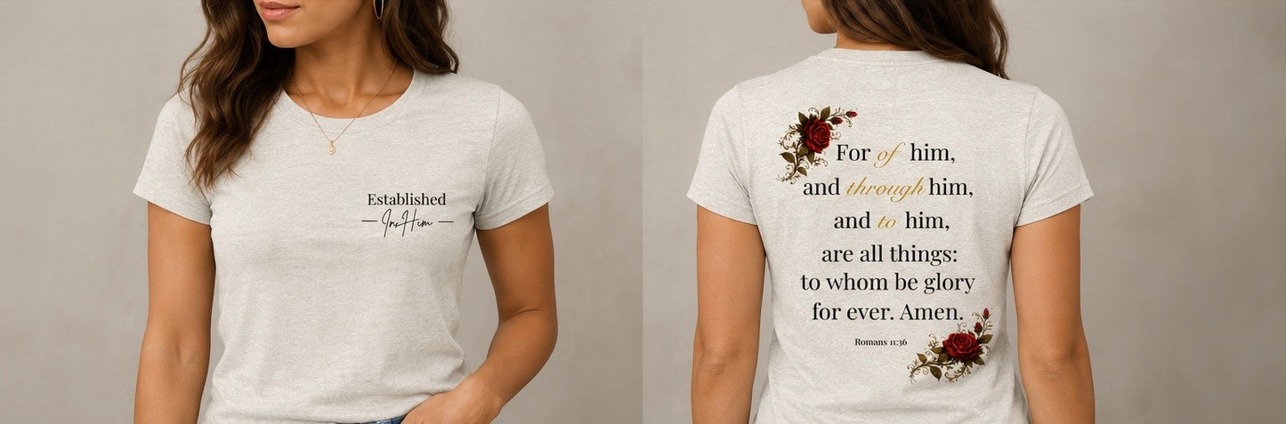 Romans 11:36 Vintage EIH Tee | Available August 9 | Preorders are open now