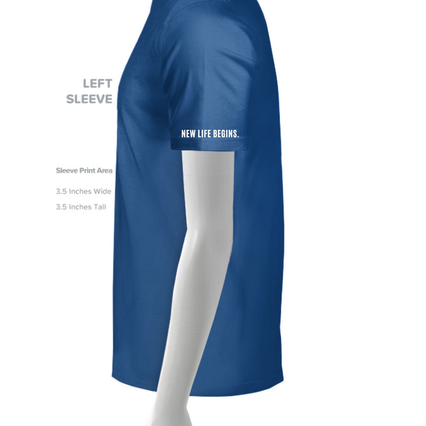 Solid True Royal Blend - SLEEVE_LEFT