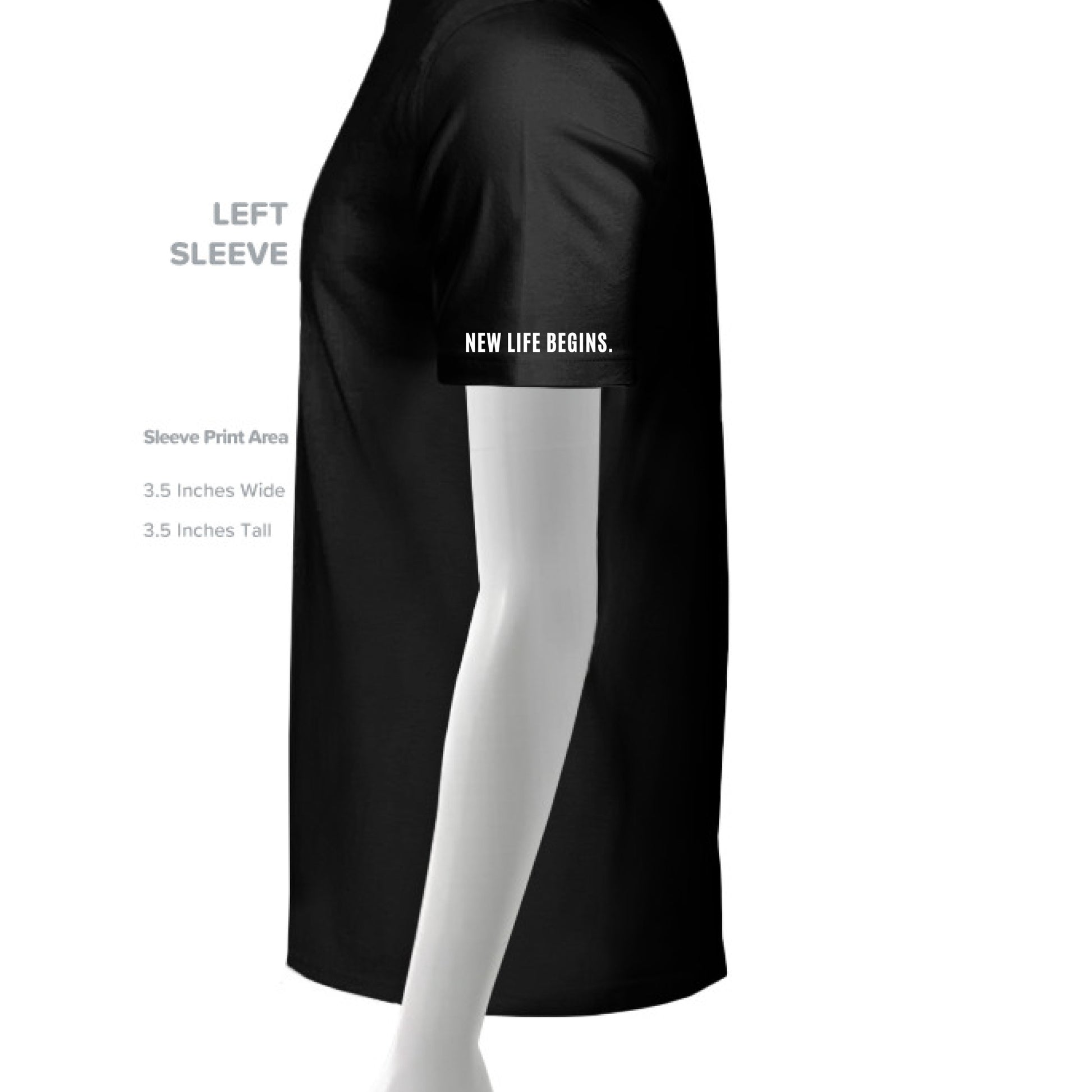 SOLID BLK BLEND - SLEEVE_LEFT
