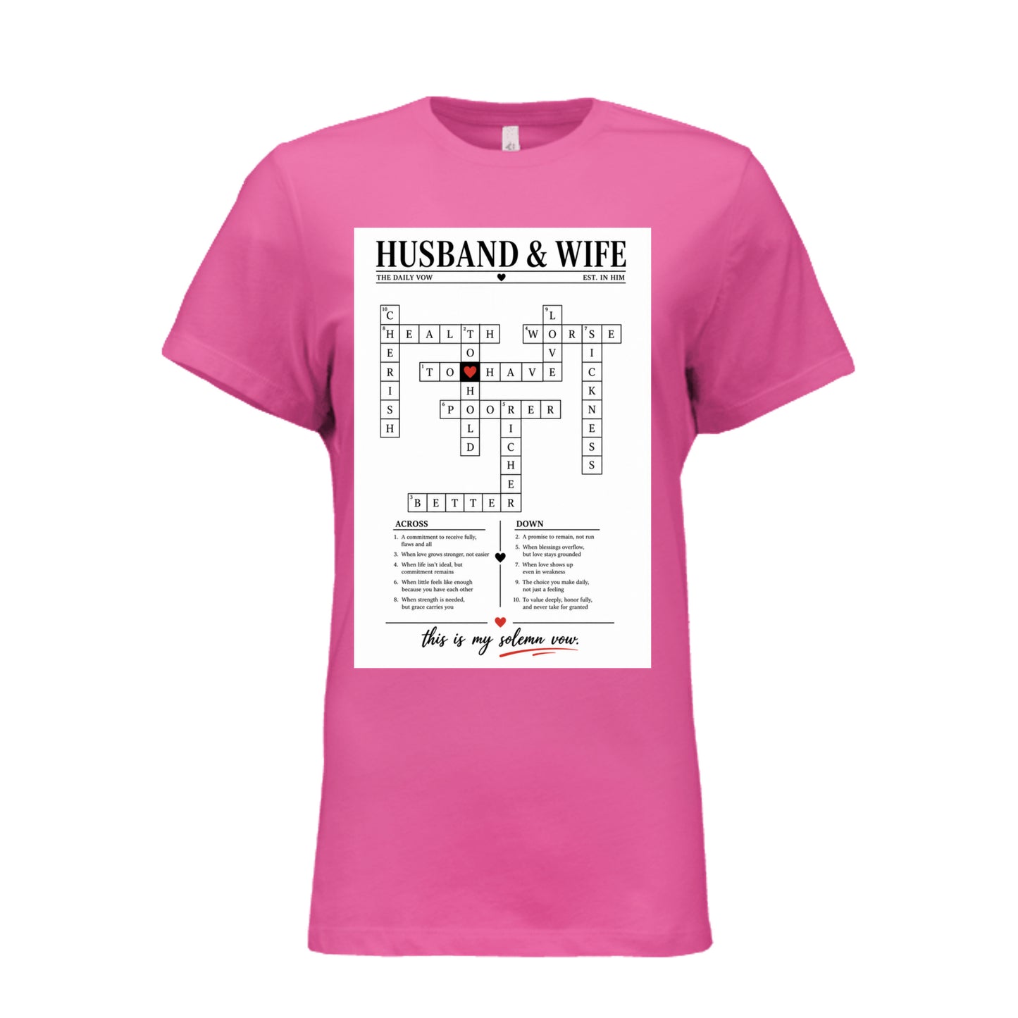 Charity Pink - B6400 - FRONT